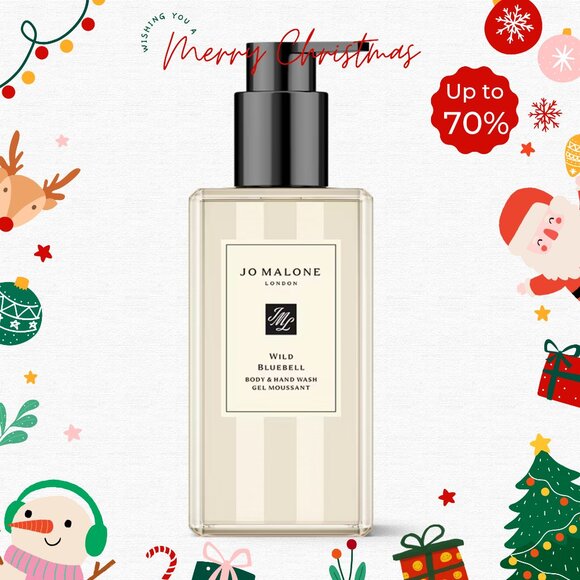 Jo Malone Wild Bluebell Body & Hand Wash Gel Moussant, 250ml - Picture 1 of 3